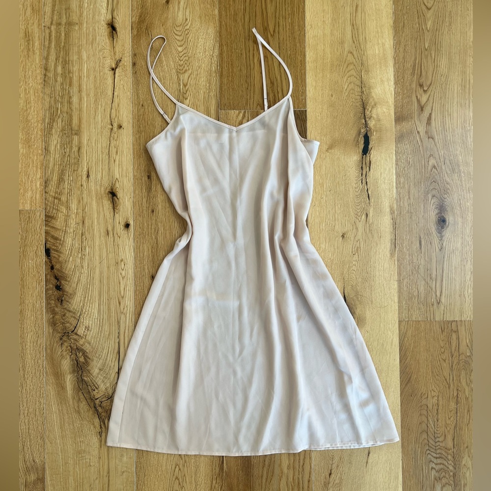 Women’s Beige Mini Slip Dress